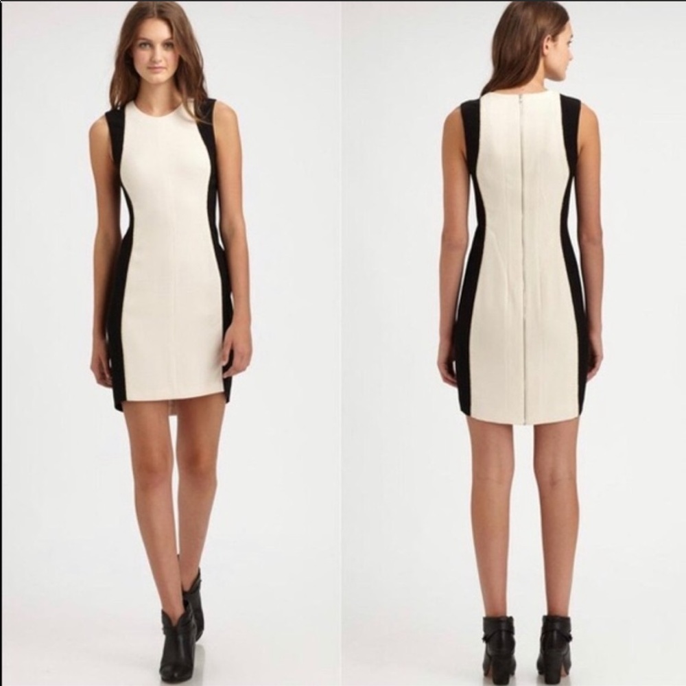 Rag & Bone black & white silhouette dress
